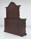 Maylee King Upholstered Bed, Dresser, Mirror, Chest and 2 Nightstands