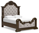 Maylee Queen Upholstered Bed, Dresser, Chest and Nightstand