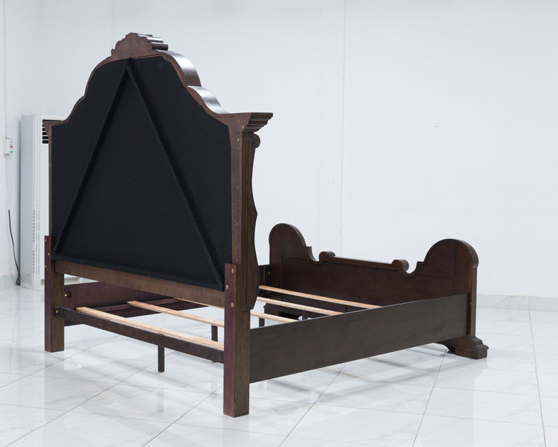 Maylee King Upholstered Bed, Dresser, Mirror, Chest and 2 Nightstands