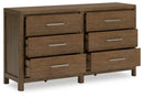 Cabalynn King Upholstered Bed, Dresser and 2 Nightstands