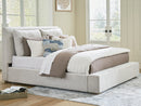Cabalynn King Upholstered Bed and 2 Nightstands
