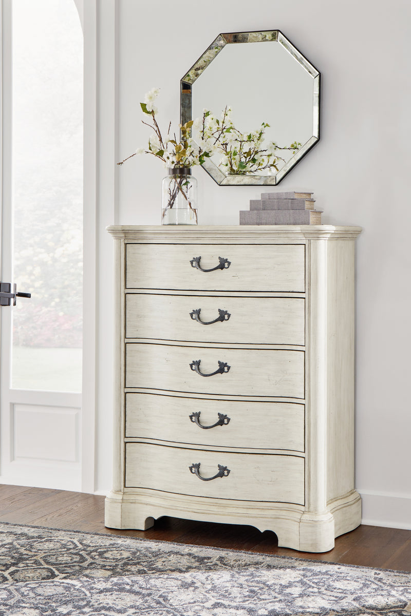 Arlendyne Dresser, Mirror, Chest and Nightstand