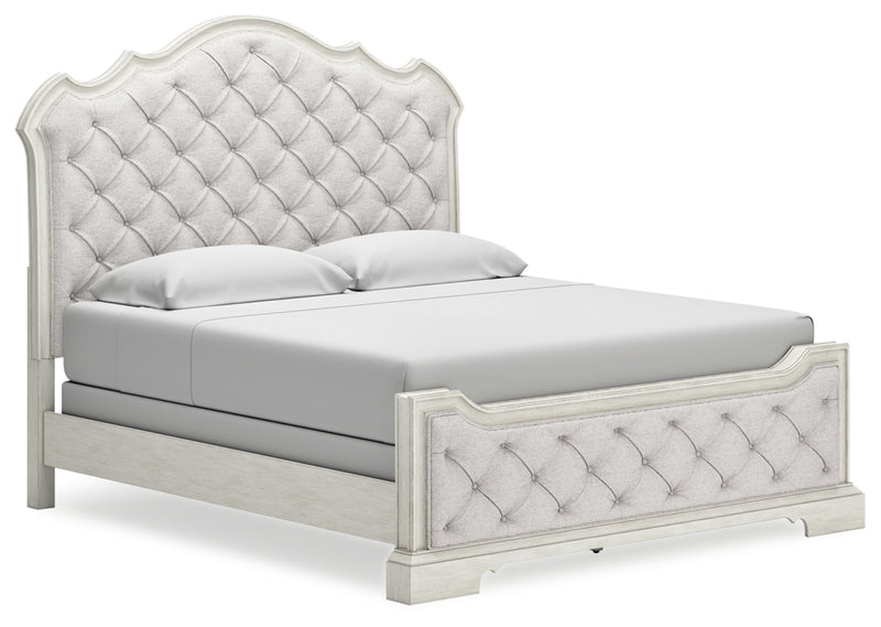 Arlendyne King Panel Bed and 2 Nightstands