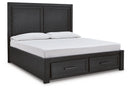 Foyland King Panel Storage Bed (Bed Size: California King)