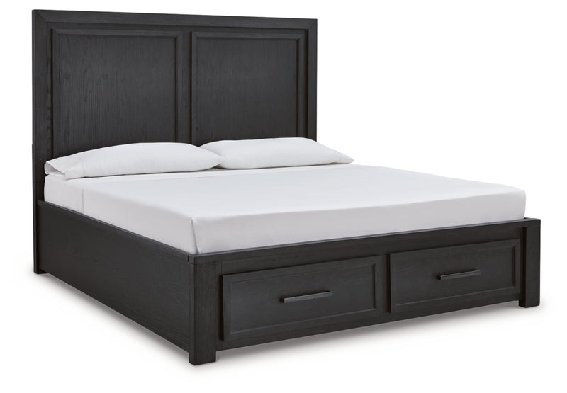 Foyland King Panel Storage Bed (Bed Size: California King)