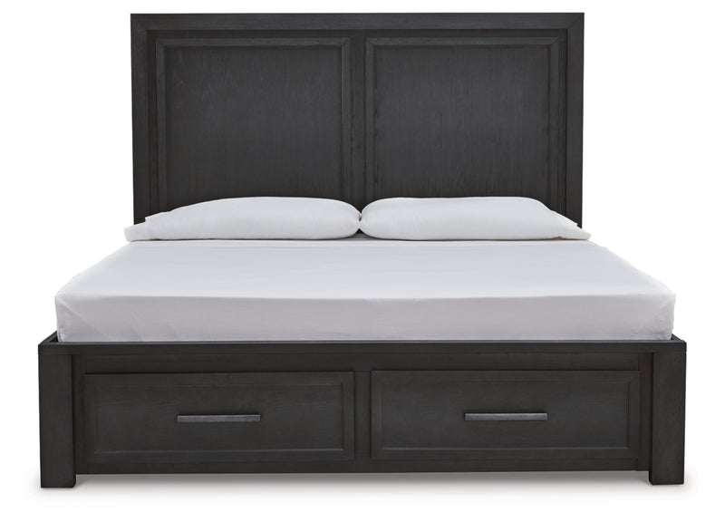 Foyland King Panel Storage Bed (Bed Size: California King)