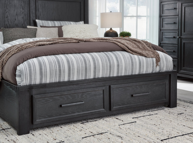 Foyland King Panel Storage Bed (Bed Size: California King)