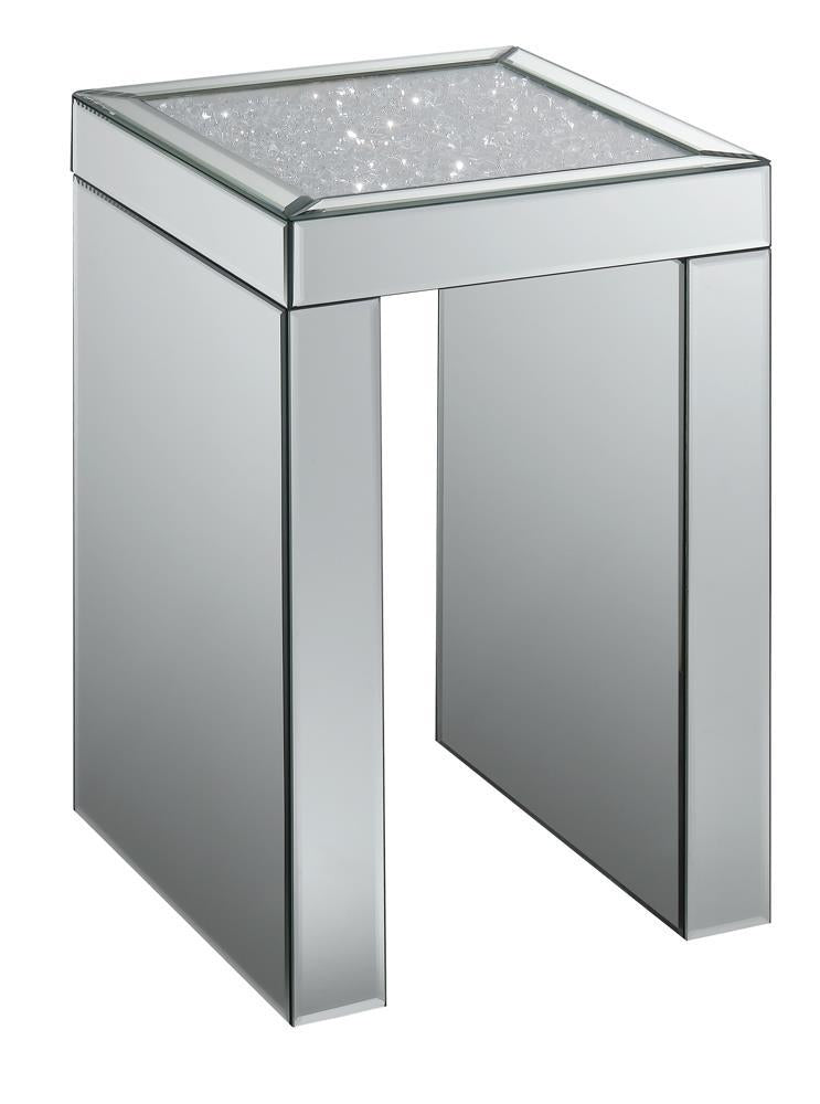 G930207 Contemporary Mirrored Side Table