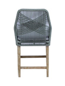 Nakia Woven Rope Back Counter Height Stools (Set of 2)