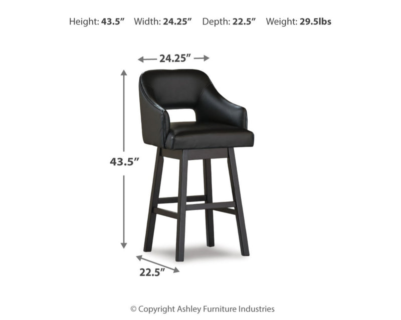 Tallenger Bar Height Bar Stool (Set of 2)