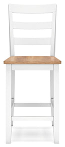 Gesthaven Counter Height Dining Table and 2 Barstools