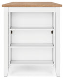 Gesthaven Counter Height Dining Table and 2 Barstools