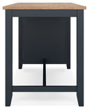 Gesthaven Counter Height Dining Table and 2 Barstools