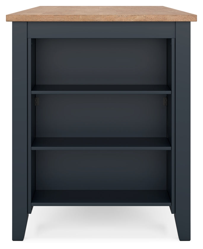 Gesthaven Counter Height Dining Table and 2 Barstools