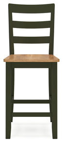 Gesthaven Counter Height Dining Table and 2 Barstools