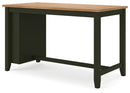 Gesthaven Counter Height Dining Table and 2 Barstools