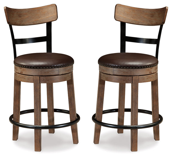 Pinnadel Counter Height Bar Stool (Set of 2)