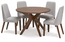 Lyncott Dining Table and 4 Chairs