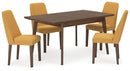 Lyncott Dining Table and 4 Chairs