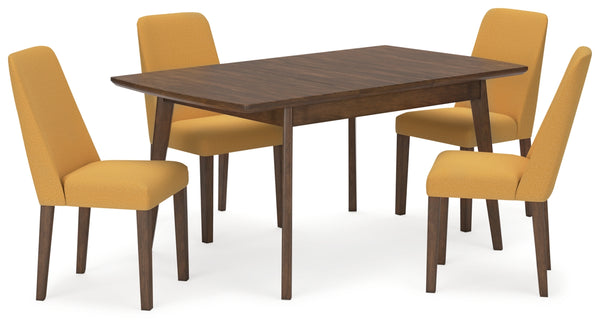 Lyncott Dining Table and 4 Chairs