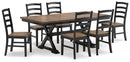 Wildenauer Extension Dining Table and 6 Chairs