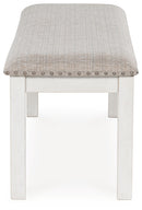 Robbinsdale Dining Table, 4 Chairs and Bench