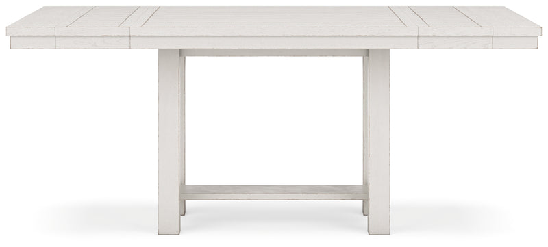 Robbinsdale Counter Height Dining Table, 2 Barstools, Bench and Server