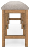 Havonplane Counter Height Dining Table, 6 Barstools and Bench