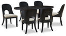 Rowanbeck Dining Table and 6 Chairs