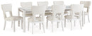 Chalanna Dining Table and 8 Chairs