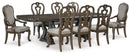 Maylee Dining Table and 8 Chairs
