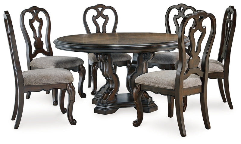 Maylee Dining Table and 6 Chairs