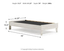 Socalle Queen Platform Bed (Bed Size: Twin)