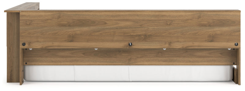 Deanlow Twin Bookcase Storage Bed (Bed Size: Full)