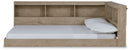 Oliah Twin Bookcase Storage Bed (Bed Size: Full)