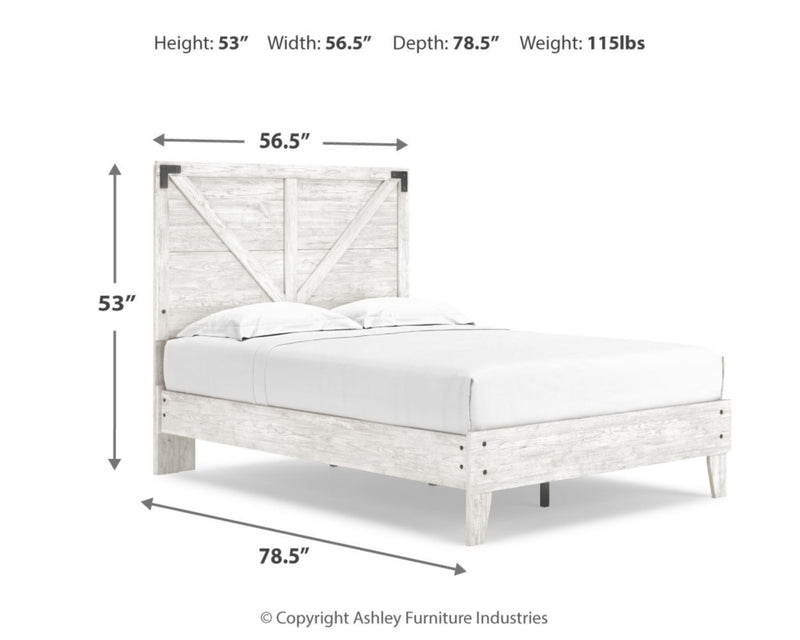 Shawburn Full Panel Bed with Chest