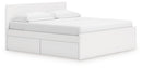Onita King Panel Platform Bed with Storage