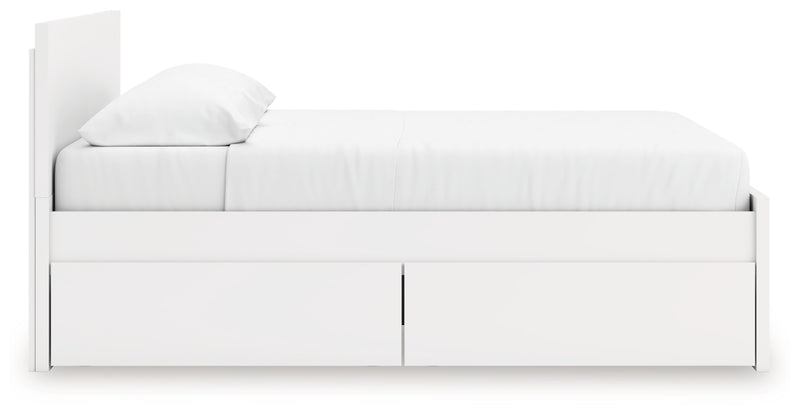 Onita King Panel Platform Bed with Storage