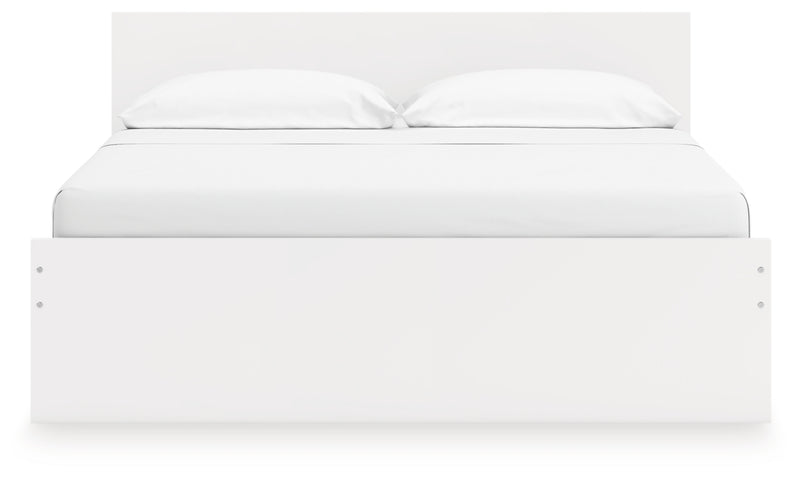 Onita King Panel Platform Bed with 2 Side Storage