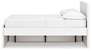 Onita Full Panel Platform Bed with 1 Side Storage