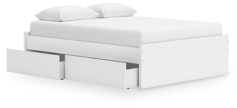 Onita Queen Platform Bed with 1 Side Storage