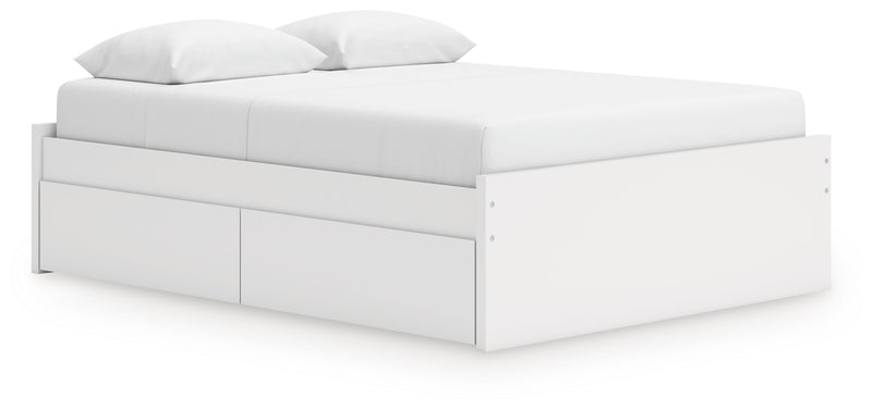 Onita Queen Platform Bed with 1 Side Storage