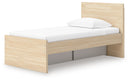 Onita Twin Panel Platform Bed with 1 Side Storage