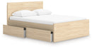 Onita Queen Panel Platform Bed with 1 Side Storage