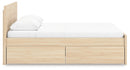 Onita Queen Panel Platform Bed with 1 Side Storage
