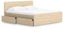Onita King Panel Platform Bed with Storage