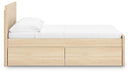 Onita Full Panel Platform Bed with 1 Side Storage