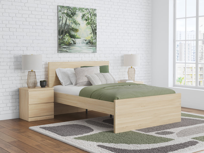 Onita Full Panel Platform Bed with 1 Side Storage