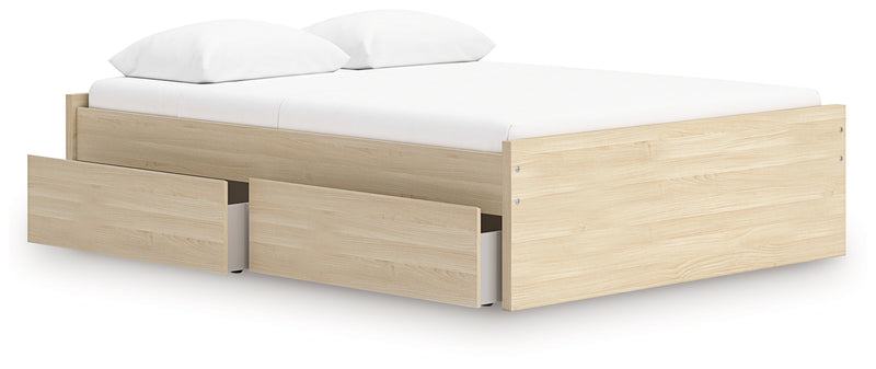 Onita Queen Platform Bed with 2 Side Storage