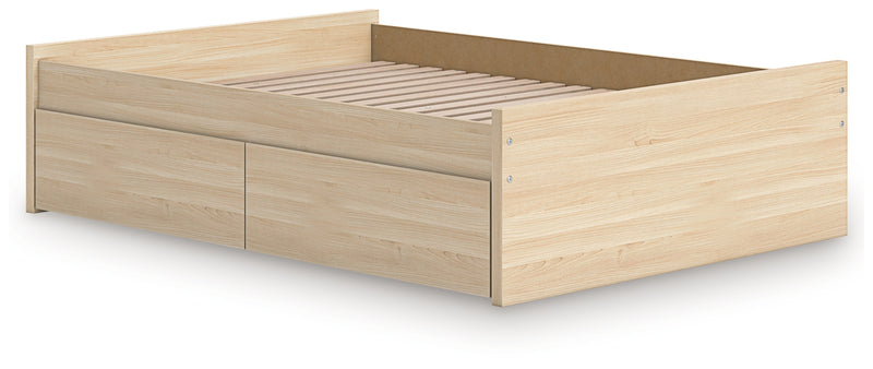 Onita Full Platform Bed with 1 Side Storage